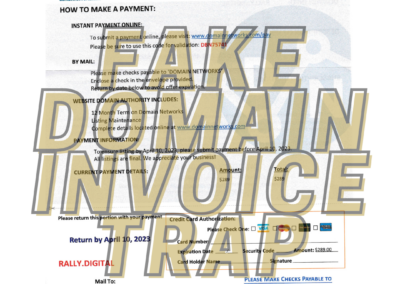 Don’t fall victim to this fake domain name invoice letter