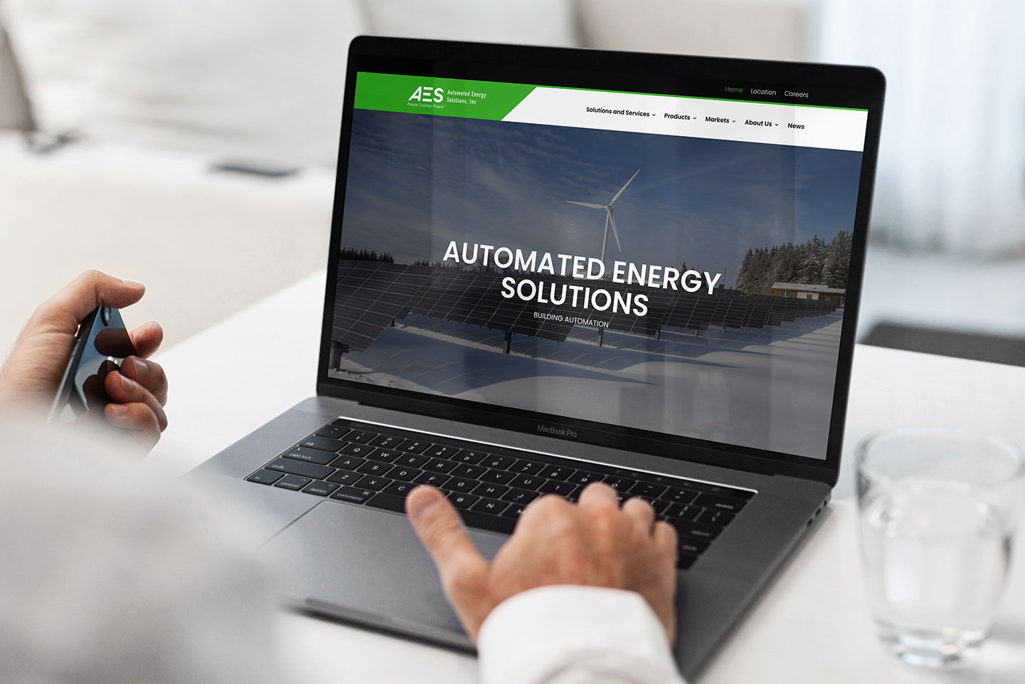 Automated Energy Solutions Inc., (AES) Website